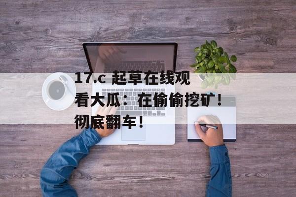 17.c 起草在线观看大瓜：在偷偷挖矿！彻底翻车！